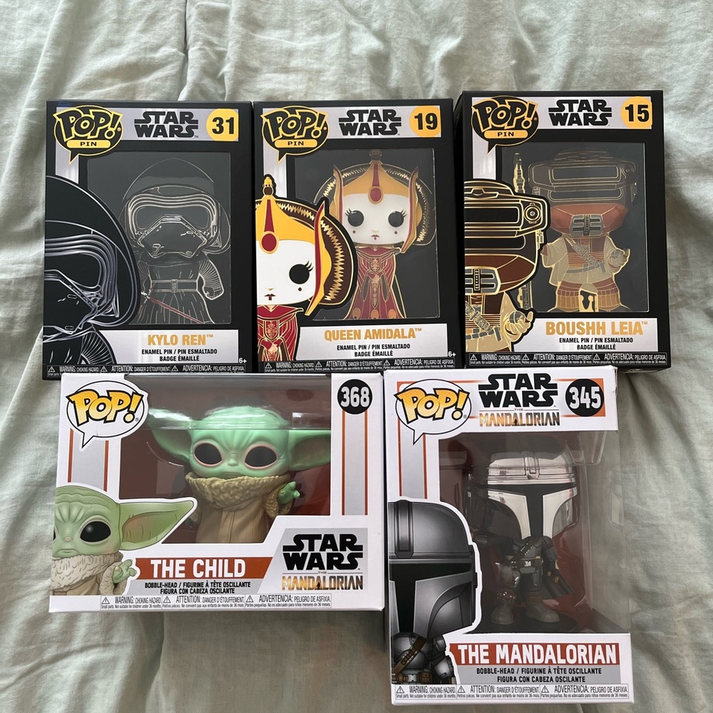 Star Wars funko set